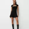Rochie mini cu maneca scurta Rochie mini cu maneca scurta