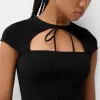 Rochie mini cu maneca scurta Rochie mini cu maneca scurta