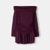 Rochie mini cu maneci lungi cu volane SERIA BERSHKA Rochie mini cu maneci lungi cu volane SERIA BERSHKA