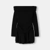 Rochie mini cu maneci lungi cu volane SERIA BERSHKA Rochie mini cu maneci lungi cu volane SERIA BERSHKA