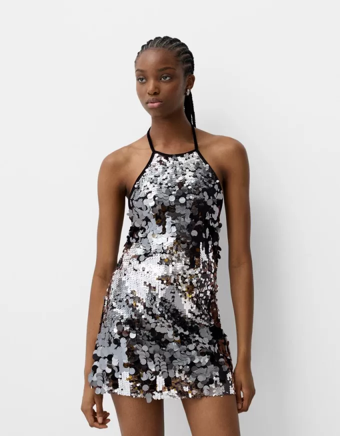 Rochie mini cu paiete Rochie mini cu paiete