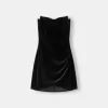 Rochie mini din catifea Rochie mini din catifea