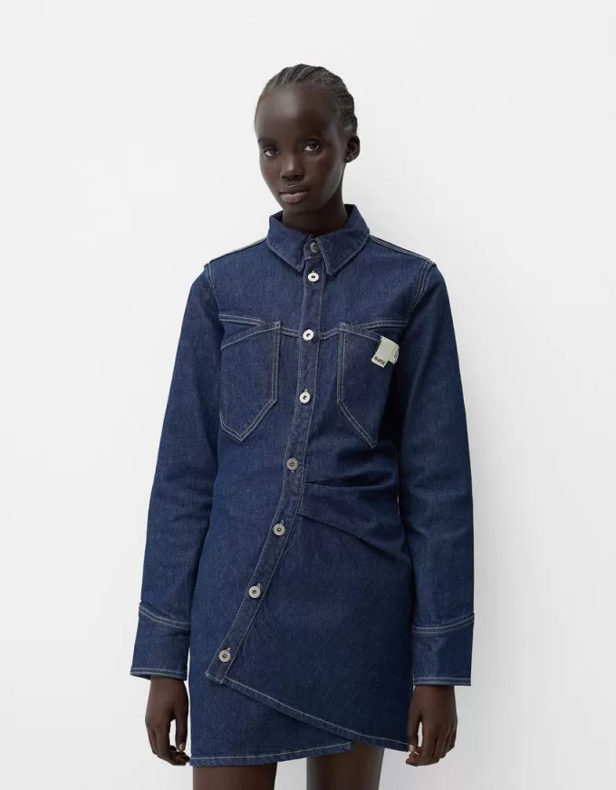 Rochie mini din denim Rochie mini din denim