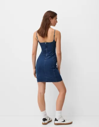 Rochie mini din denim