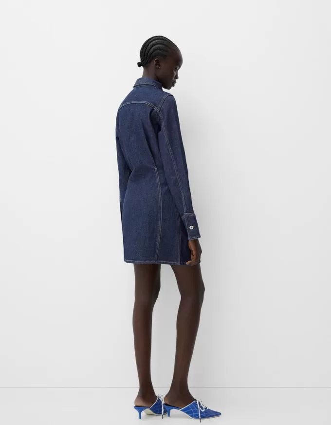 Rochie mini din denim Rochie mini din denim