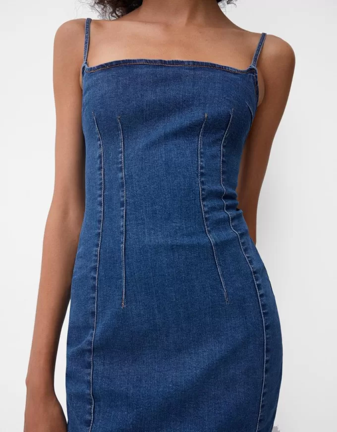 Rochie mini din denim Rochie mini din denim
