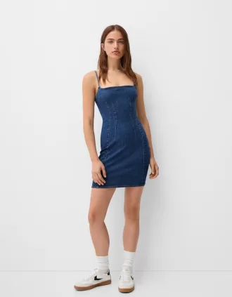 Rochie mini din denim