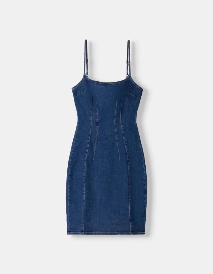 Rochie mini din denim Rochie mini din denim