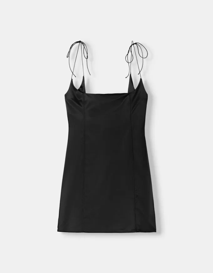 Rochie mini din satin Rochie mini din satin