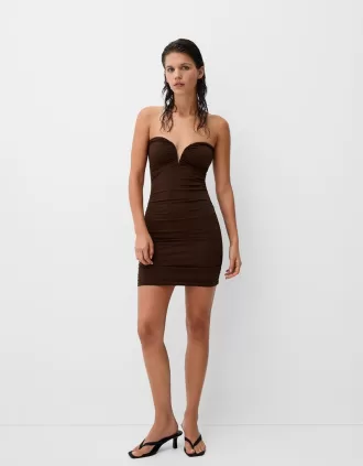Rochie mini drapată