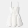 Rochie mini evazată tăiată Rochie mini evazată tăiată