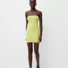 Rochie mini împletită fără umeri Rochie mini împletită fără umeri