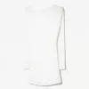 Rochie mini la atingere moale, cu decolteu asimetric Rochie mini la atingere moale, cu decolteu asimetric