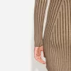 Rochie mini-striata cu maneca lunga Rochie mini-striata cu maneca lunga