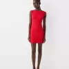Rochie mini texturată cu spatele deschis