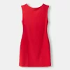 Rochie mini texturată cu spatele deschis