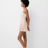 Rochie mini tip bandeau din crepon Rochie mini tip bandeau din crepon