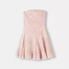 Rochie mini tip bandeau din crepon Rochie mini tip bandeau din crepon