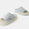 Sandale groase din denim Sandale groase din denim