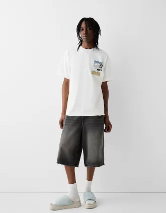 Sandale groase din denim