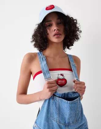 Șapcă din denim Hello Kitty Mania