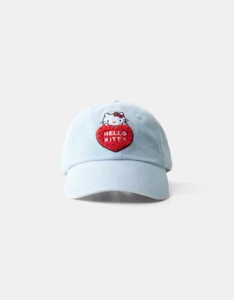 Șapcă din denim Hello Kitty Mania