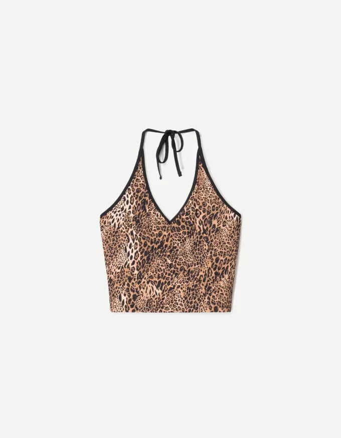 Tankini cu imprimeu animal Tankini cu imprimeu animal