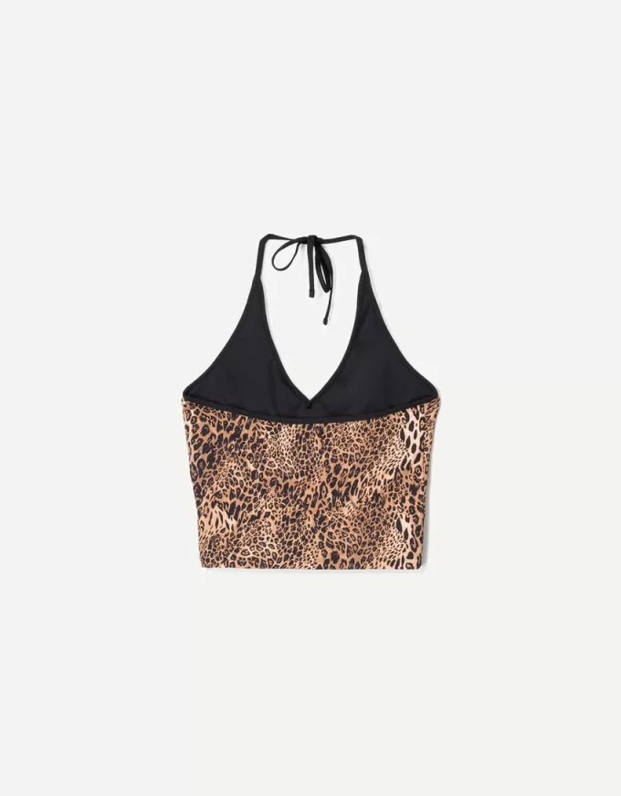 Tankini cu imprimeu animal Tankini cu imprimeu animal