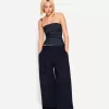 Top bandeau cu centură Top bandeau cu centură