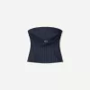 Top bandeau cu centură Top bandeau cu centură