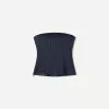 Top bandeau cu centură Top bandeau cu centură
