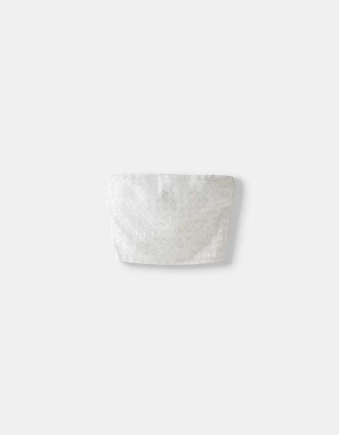 Top bandeau cu strasuri Top bandeau cu strasuri