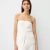 Top bandeau tricot cablu Top bandeau tricot cablu