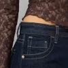 Top blond din dantela cu maneca lunga Top blond din dantela cu maneca lunga