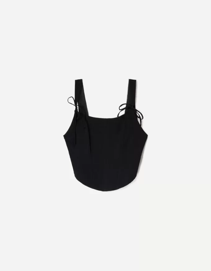 Top corset cu fundite Top corset cu fundite