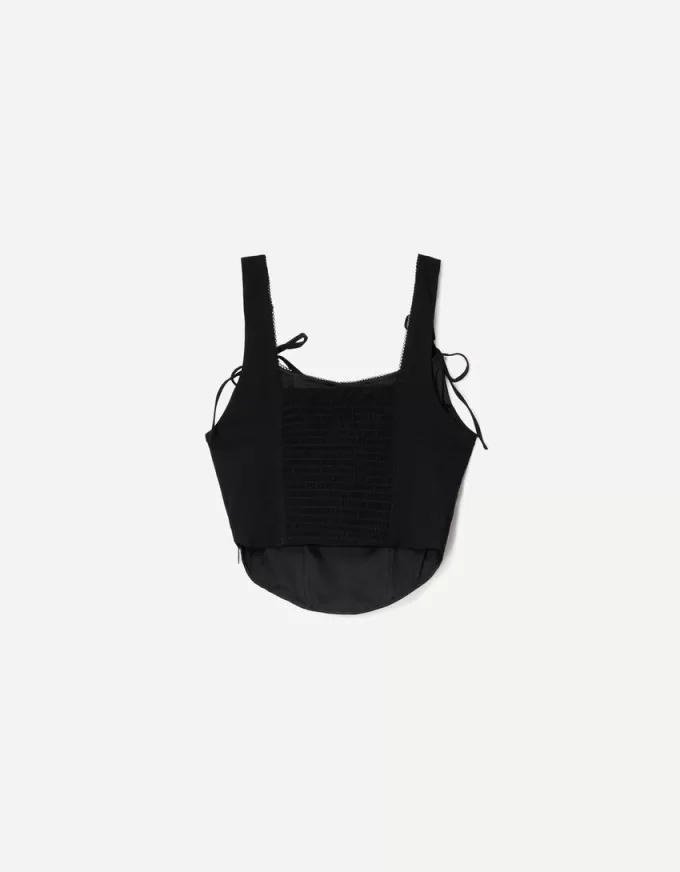 Top corset cu fundite Top corset cu fundite