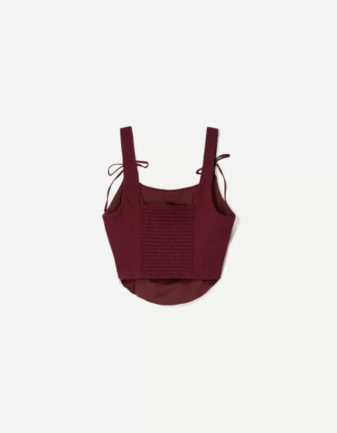 Top corset cu fundite Top corset cu fundite