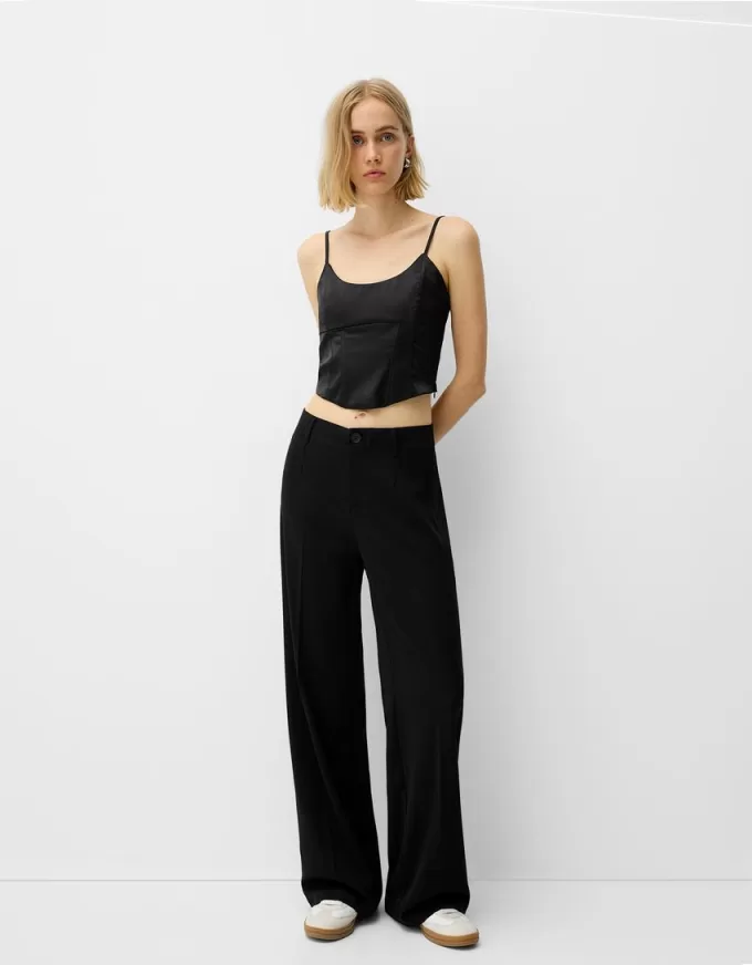 Top corset din satin Top corset din satin