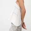 Top cu halter brodat Top cu halter brodat