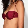 Top de bikini burgundy adunat Top de bikini burgundy adunat