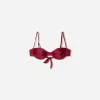 Top de bikini burgundy adunat Top de bikini burgundy adunat
