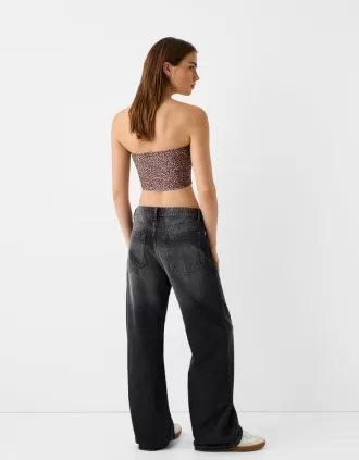 Top tip bandeau cu tiv răsucit
