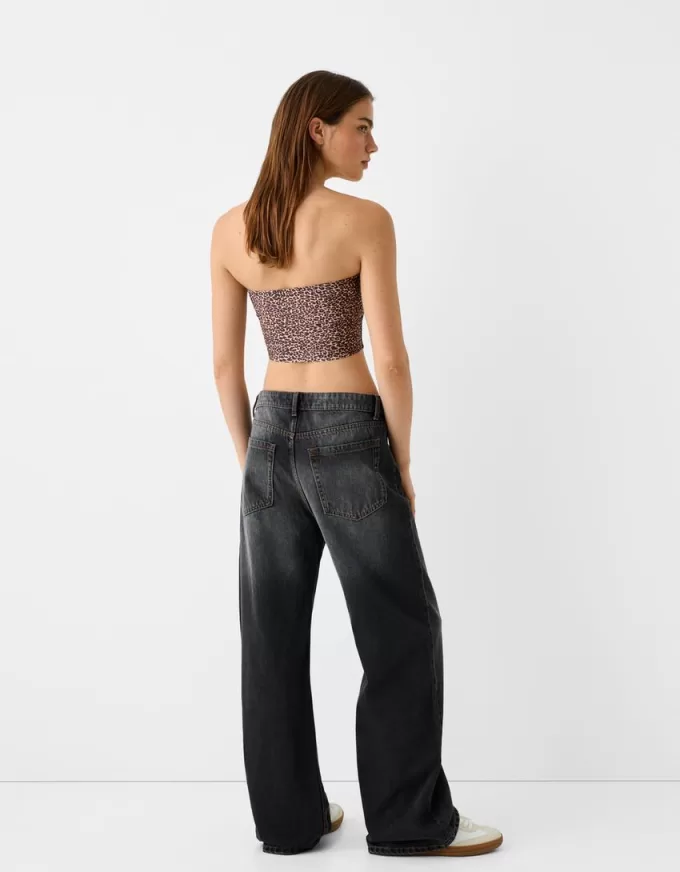 Top tip bandeau cu tiv răsucit