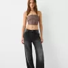 Top tip bandeau cu tiv răsucit
