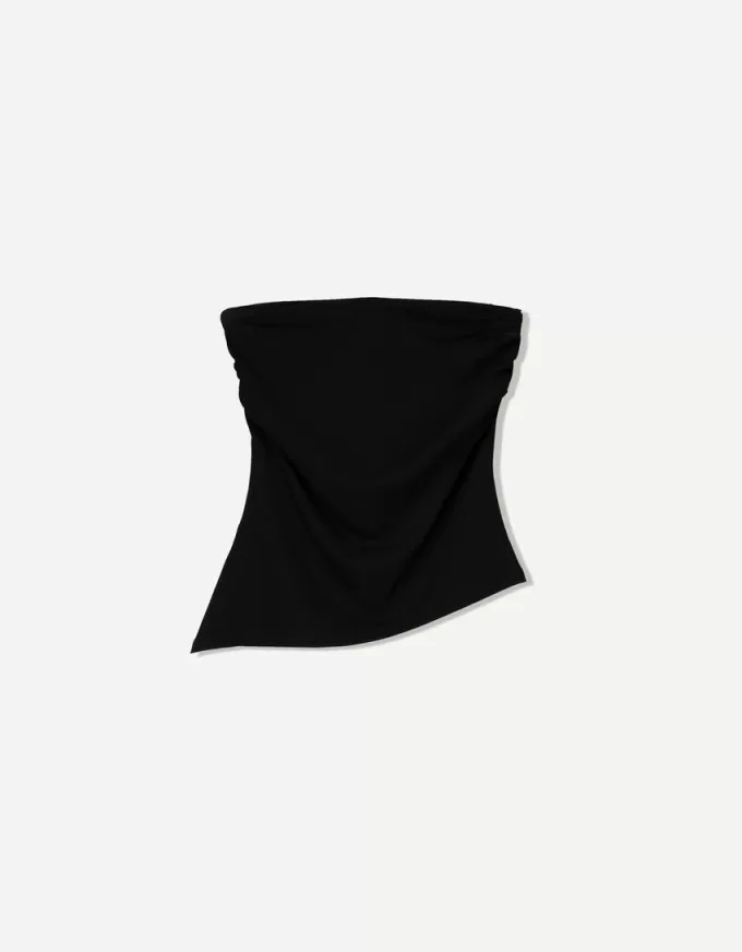 Top tip bandeau cu volan Top tip bandeau cu volan