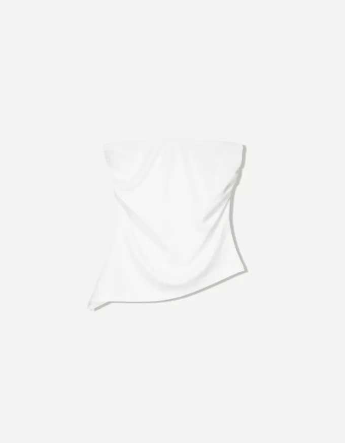 Top tip bandeau cu volan Top tip bandeau cu volan