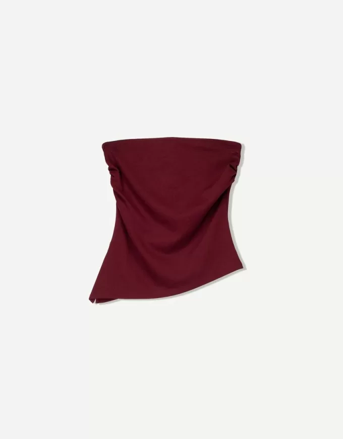 Top tip bandeau cu volan Top tip bandeau cu volan