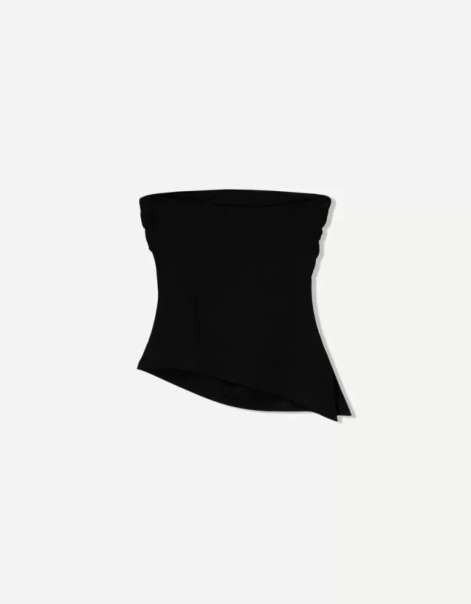 Top tip bandeau cu volan Top tip bandeau cu volan
