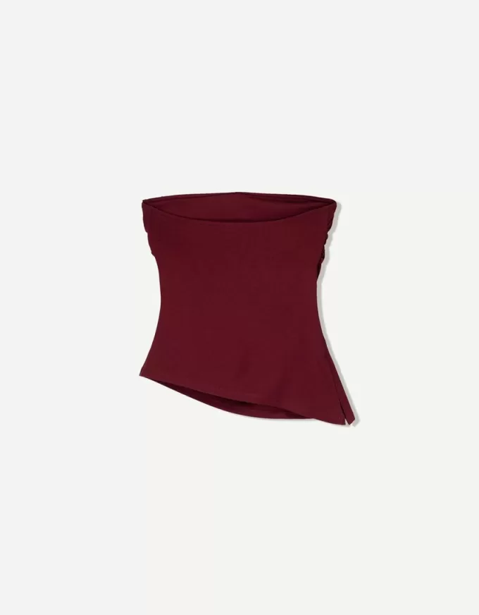 Top tip bandeau cu volan Top tip bandeau cu volan