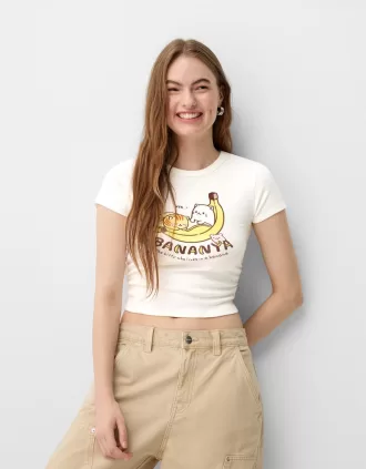Tricou Bananya cu maneca scurta